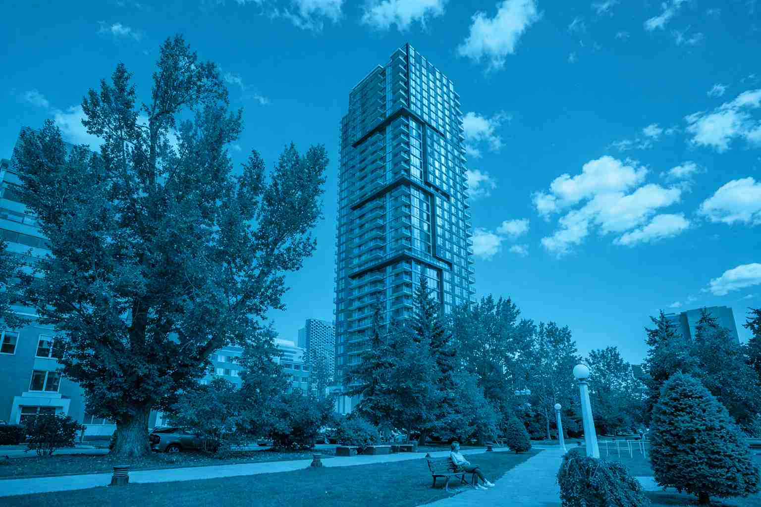 Downtown condominium tower representing what is estoppel certificate for buyers reviewing condo financial and legal documents.